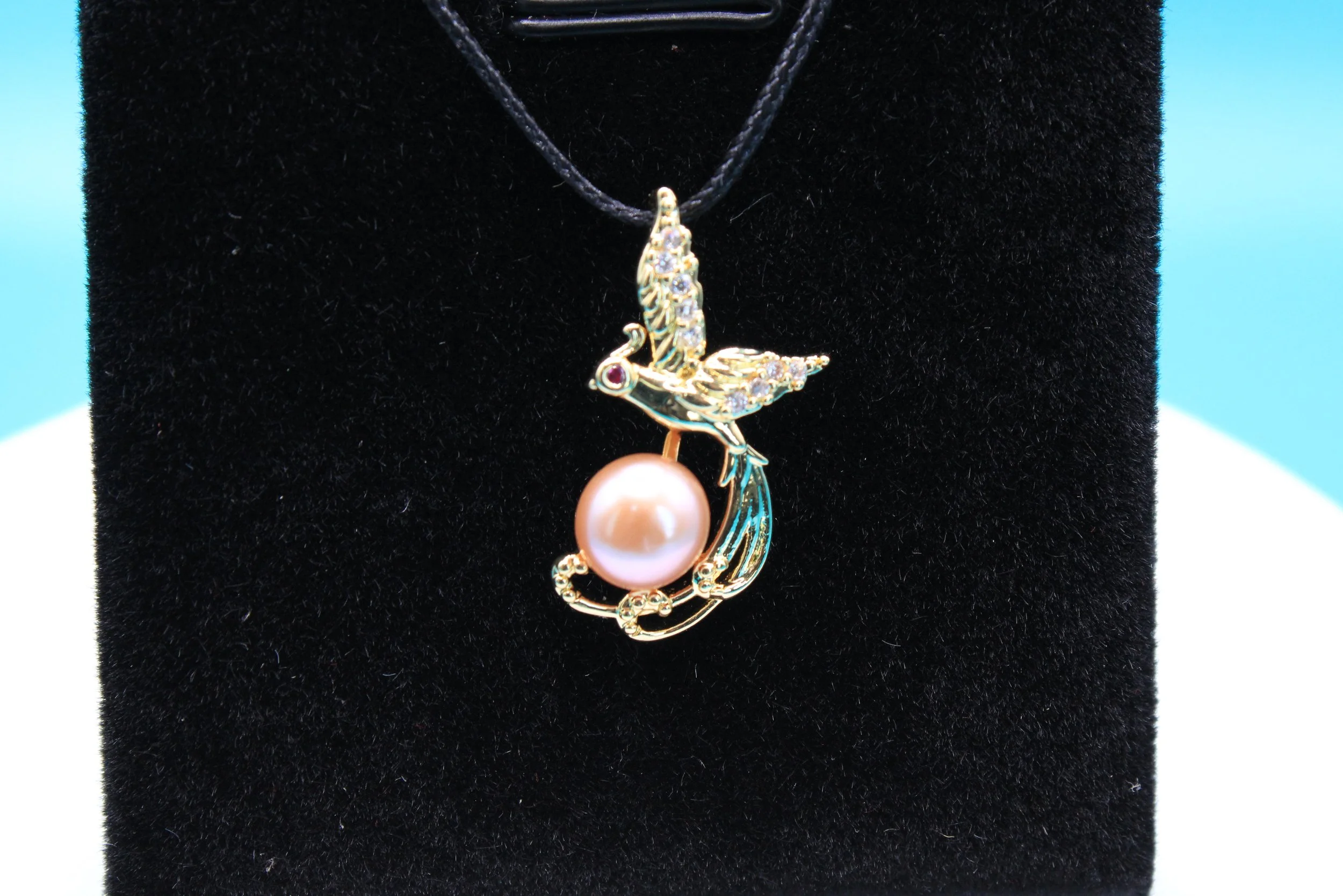 Nacre from the Ashes Pendant