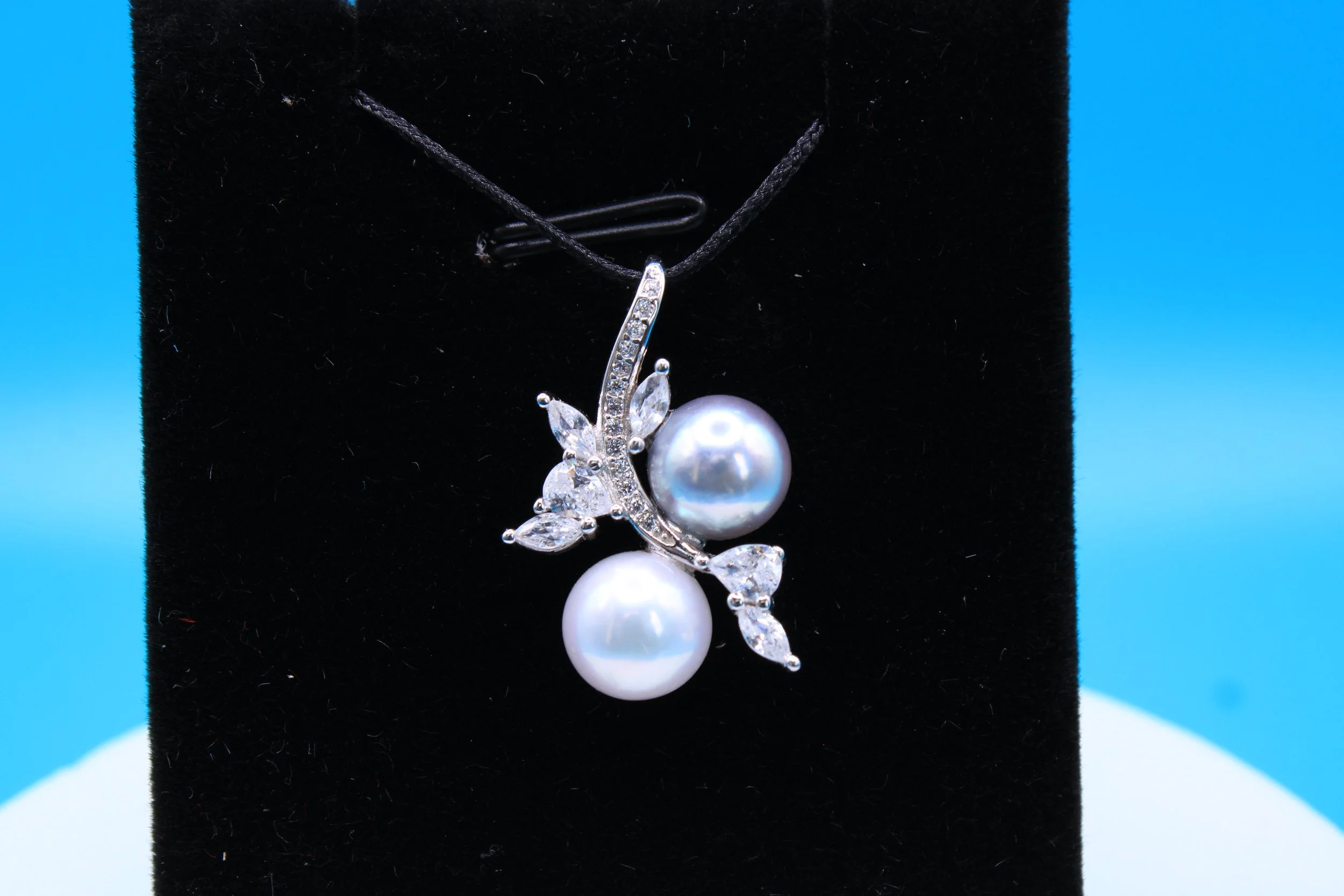 Double Mermaid Tail Dreams Pendant