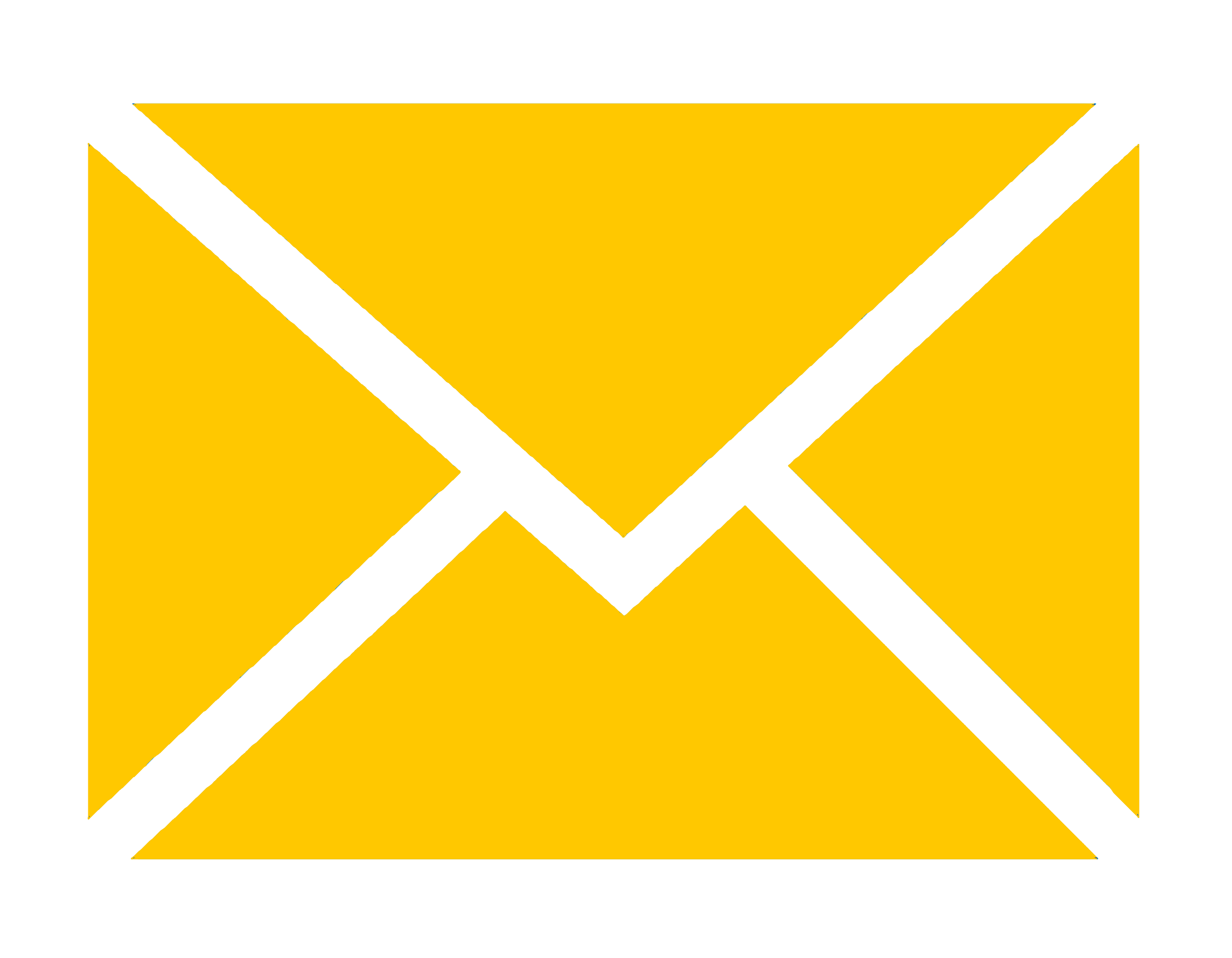 Yellow caution symbol with black borders and bold black 'X' pattern inside a yellow background.