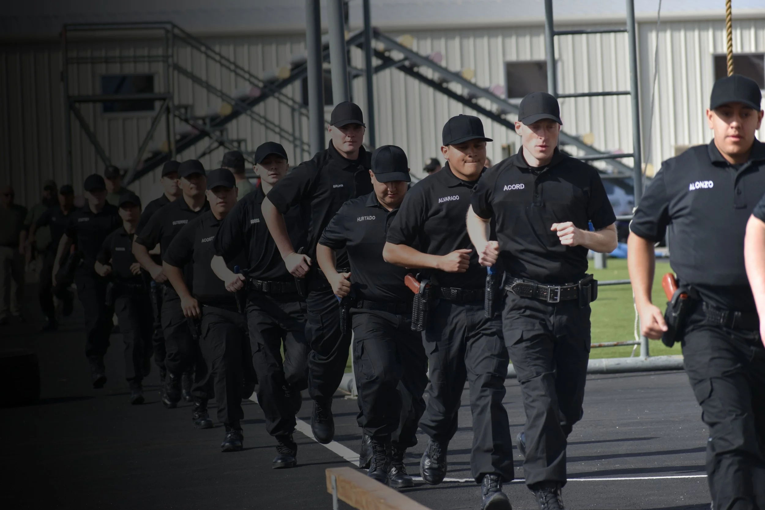 SNMLEA BPOT cadets during DayOne exercises.