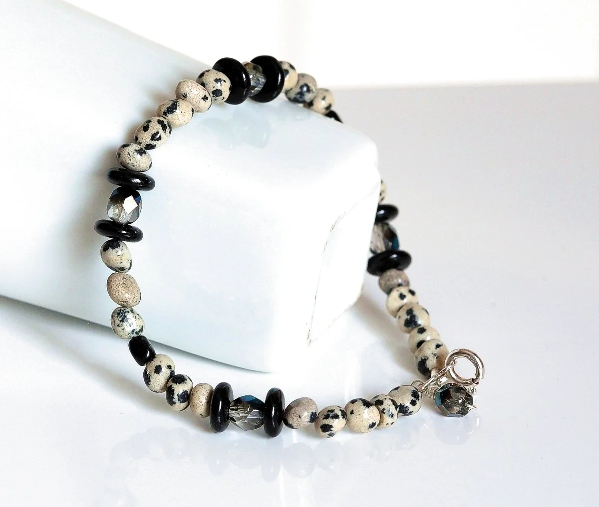 dalmationpebblebracelet-etsy4.JPG