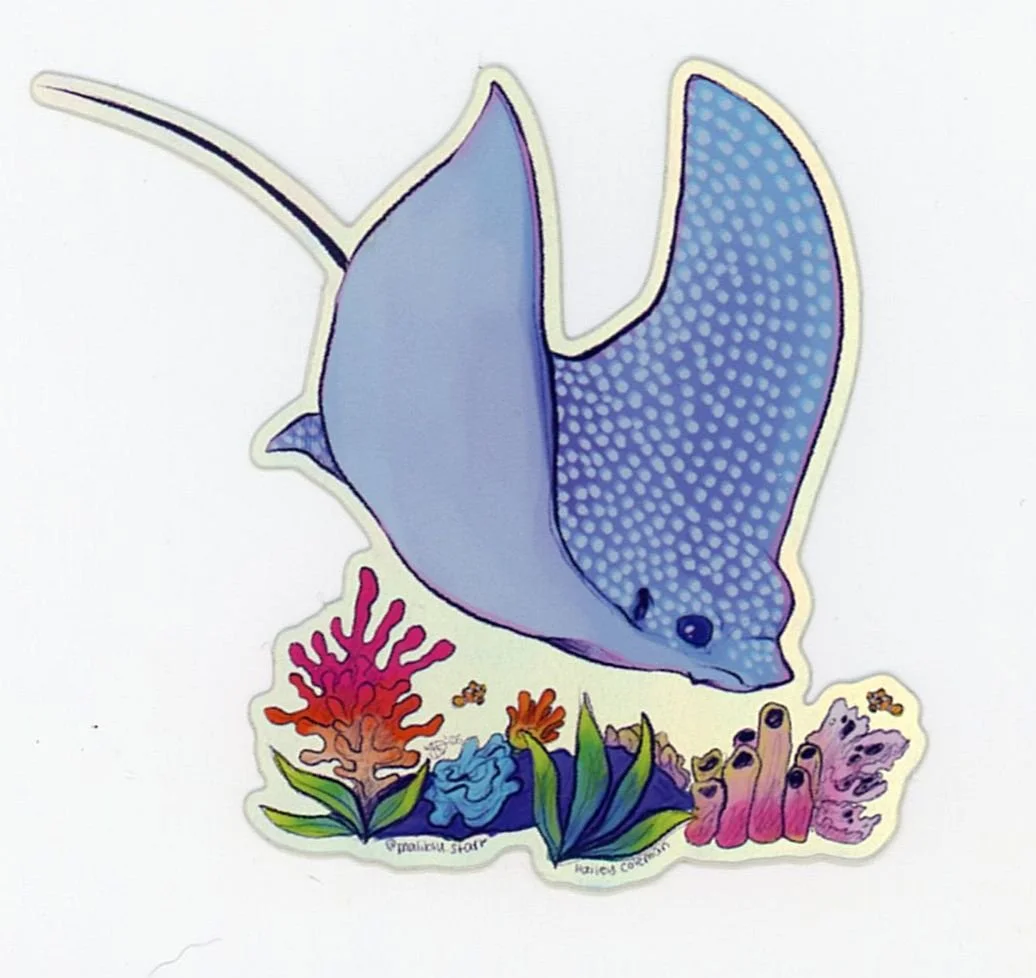 Eagle Ray Sticker