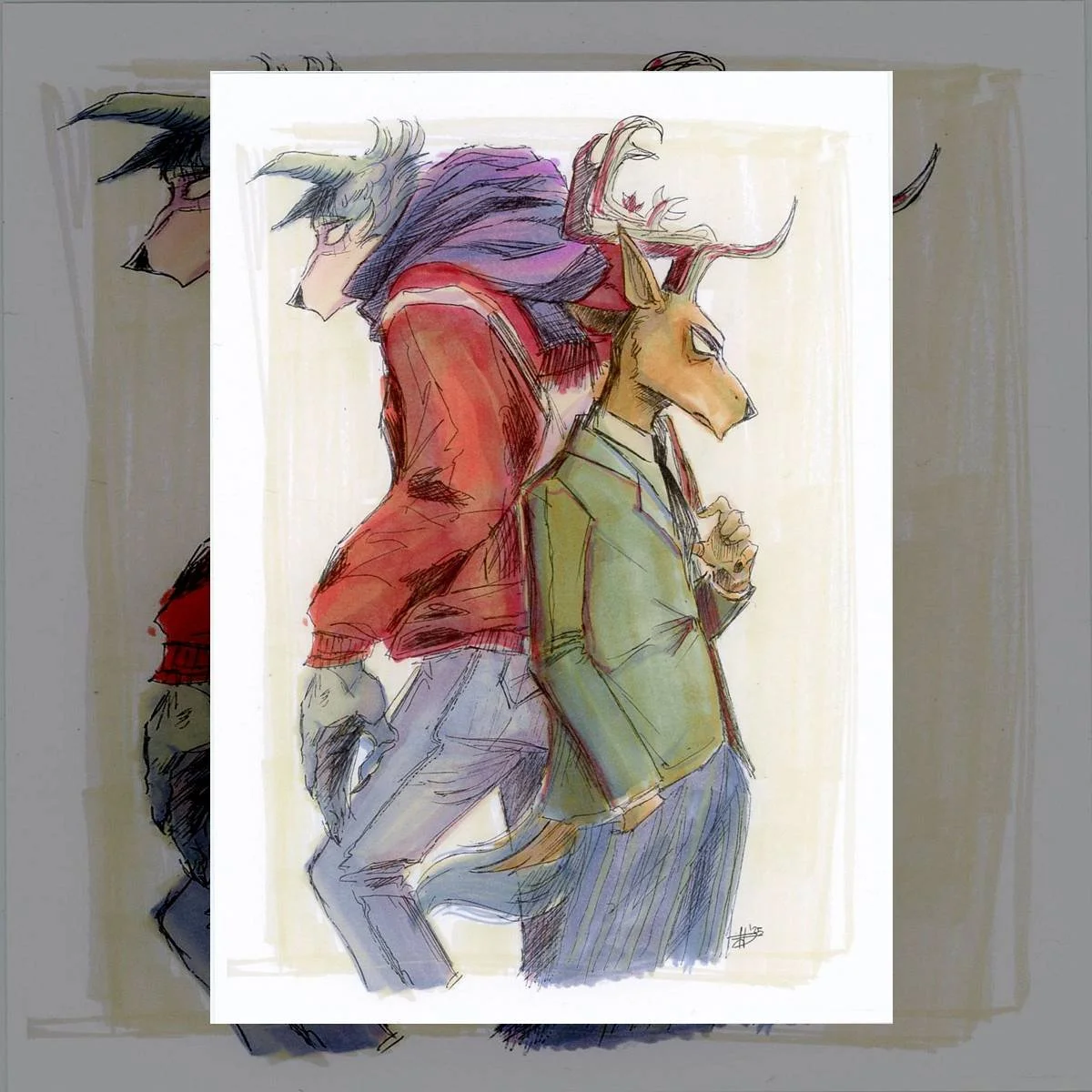 Legoshi & Louis Print