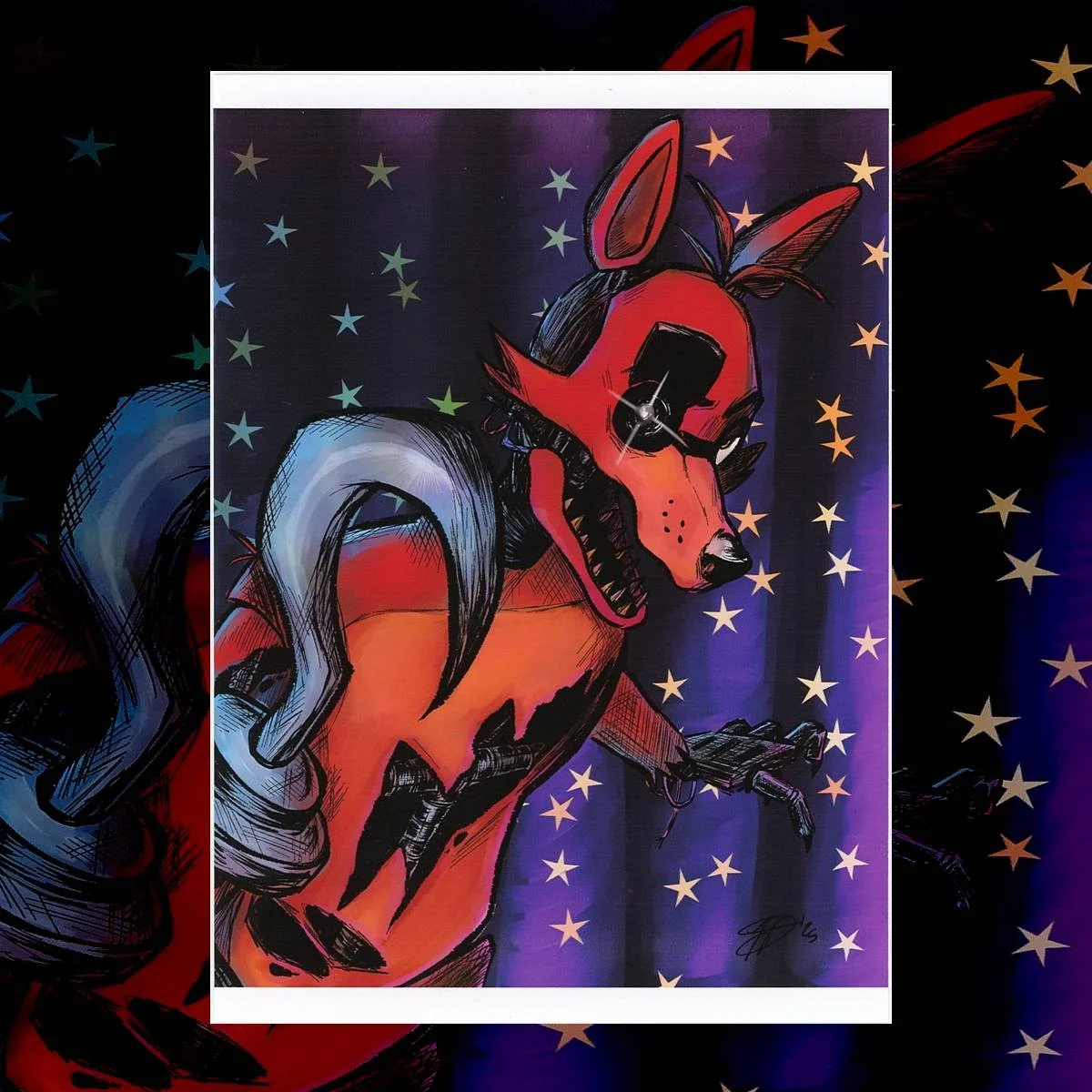 Foxy Pirate Print