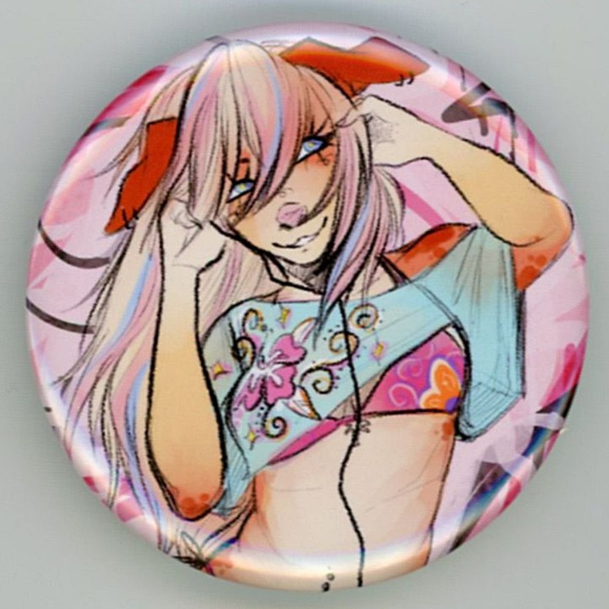 '07 Flourish Button