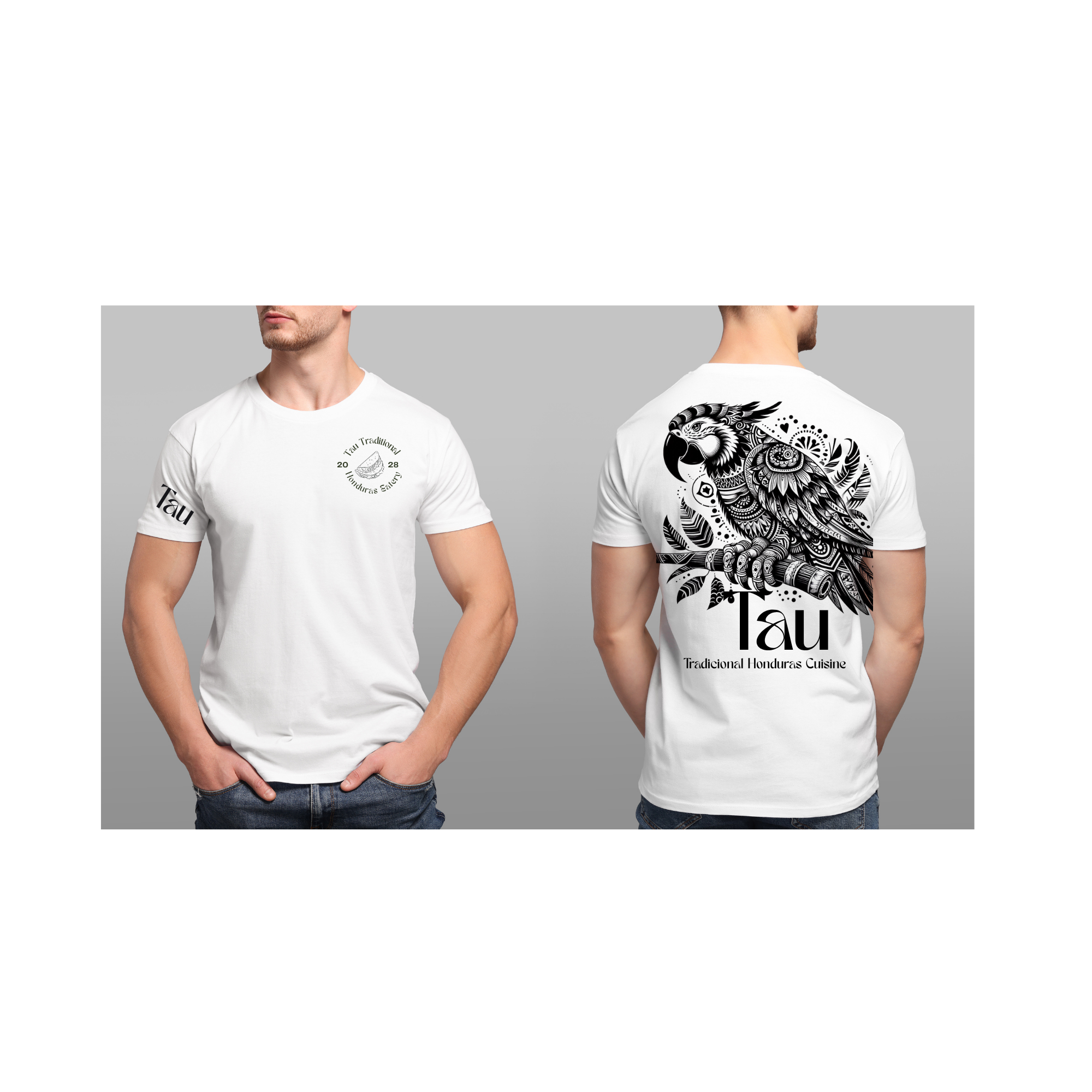 Tau Traditional Parrot Art T-Shirt