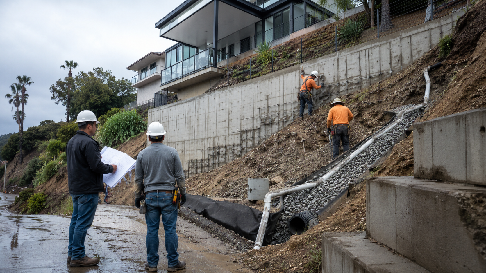 Why Los Angeles Hillside Homes Need Engineer-Led Foundation, Drainage, and Retaining Wall Repair