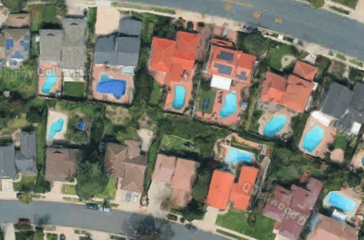 Google map of the client Map From Top Down