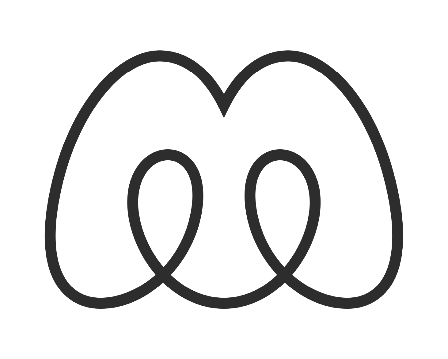 Monogram coffee logo