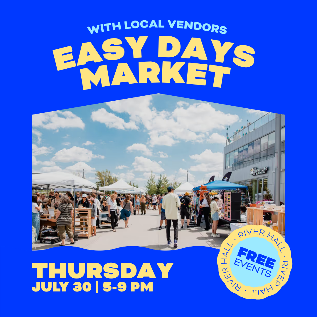 Shop local vendors! From vintage to hand made items, there's something for everyone!  EASY DAYS MARKET