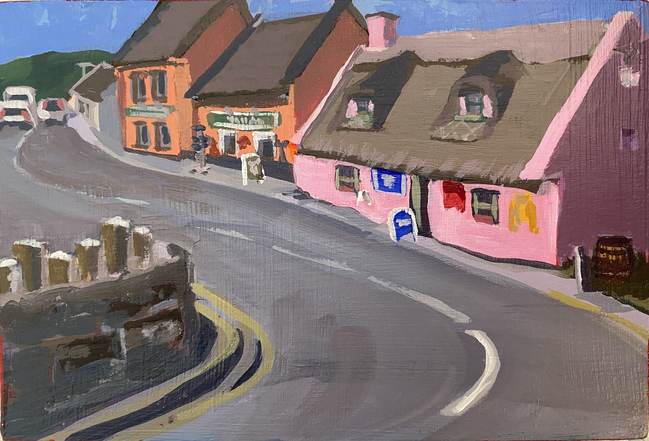 Doolin, acrylic on cradled wood, 4x6". 2026.
