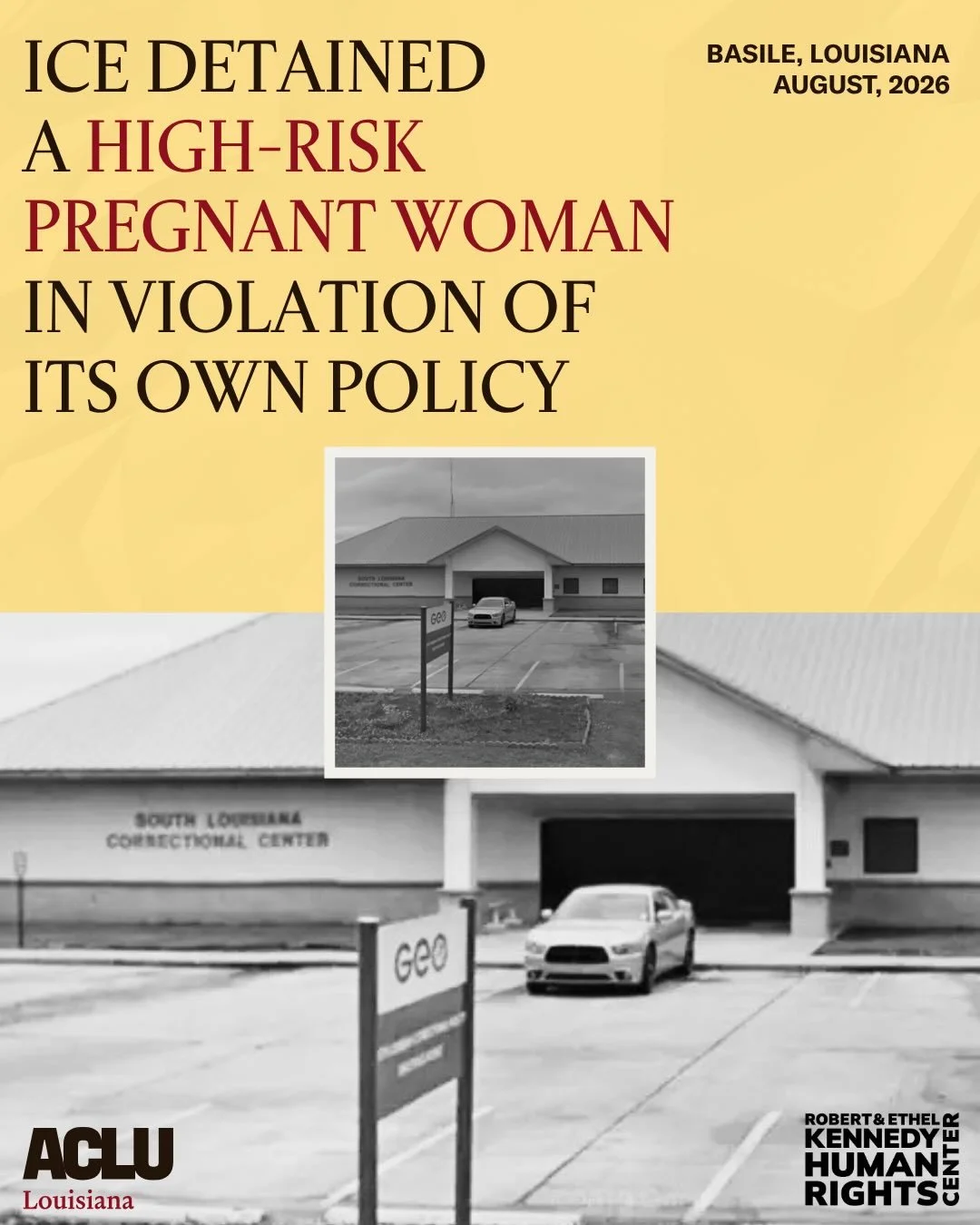 ICE continues to torture pregnant women despite their own rules that forbid them from doing so. Our client was so medically fragile she was hospitalized twice in three weeks. She was neglected, denied food and water, and her health deteriorated sever