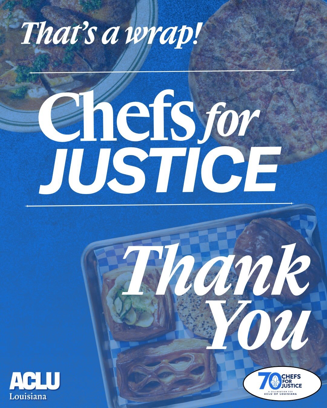 Thank you so much to everyone who participated in Chefs for Justice. You gave back in a meaningful way that will impact lives. We are able to continue this work because of campaigns like this and people like YOU! #chefs #neworleans #louisiana
