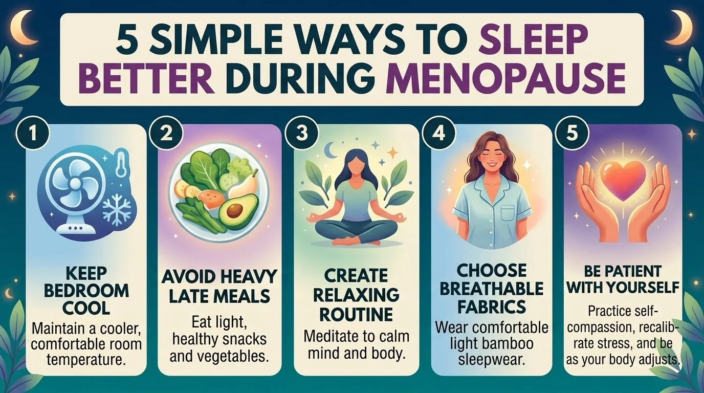5 Simple Ways to Sleep Better During Menopause