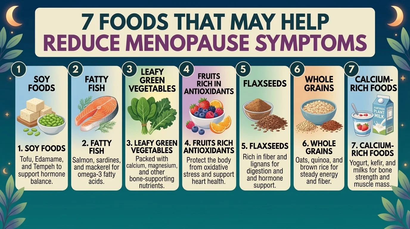 7 Foods That May Help Reduce Menopause Symptoms