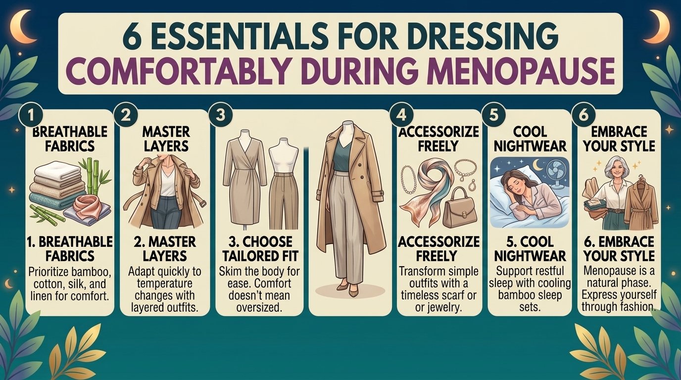How to Dress Comfortably During Menopause Without Sacrificing Style