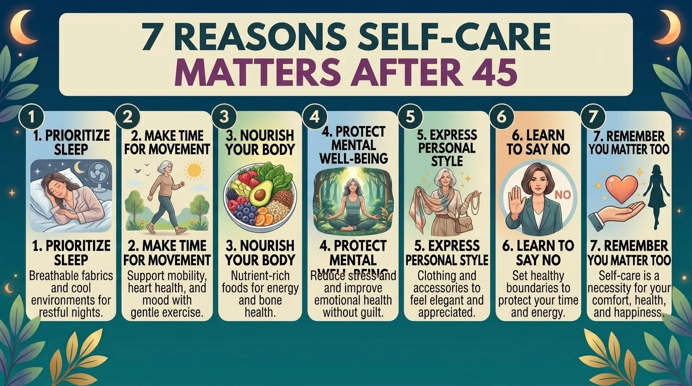 Why Self-Care Matters More Than Ever After 45