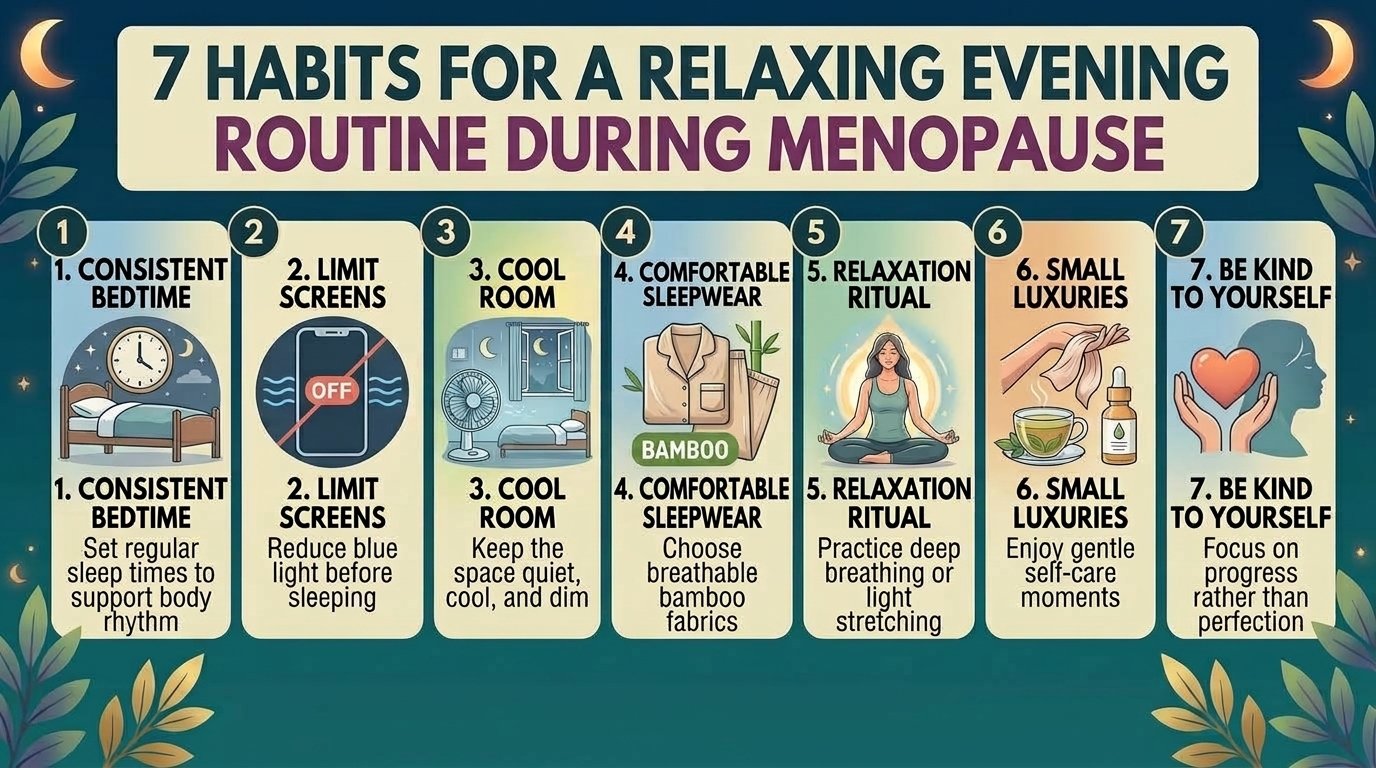 How to Build a Relaxing Evening Routine During Menopause