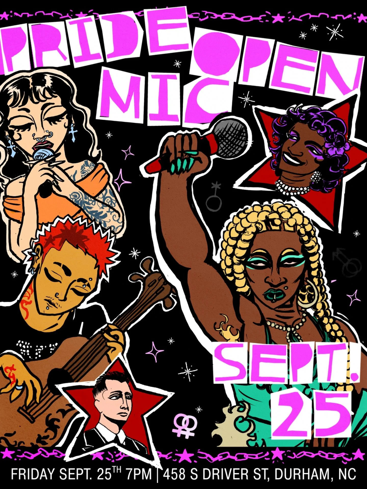 Nuestro Open Mic is back - Pride edition! 🎙️🏳️&zwj;🌈🏳️&zwj;⚧️✨

Every month, Nuestro Barrio hosts an open mic for and by the people of Durham. It&rsquo;s a space where we sustain the fighting spirit of our movement by hosting amazing performances