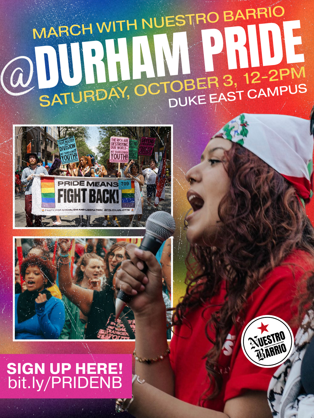 Durham Community Pride Protest + Parade