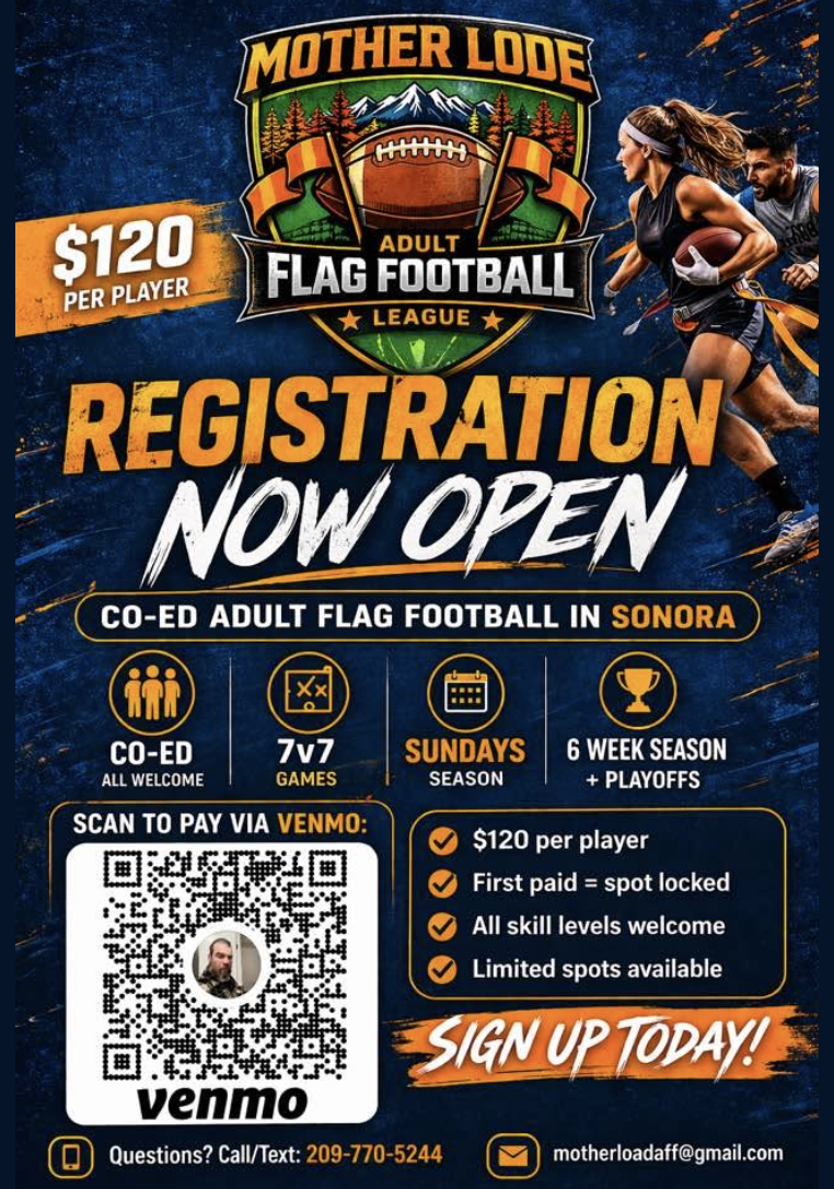 Mother Lode Adult Flag Football League