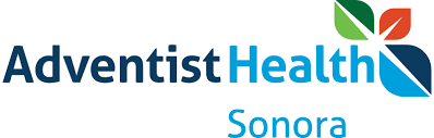 Adventist Health Sonora logo with text and colorful leaf design