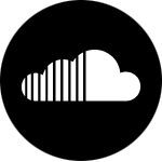 Cloud icon inside a black circle