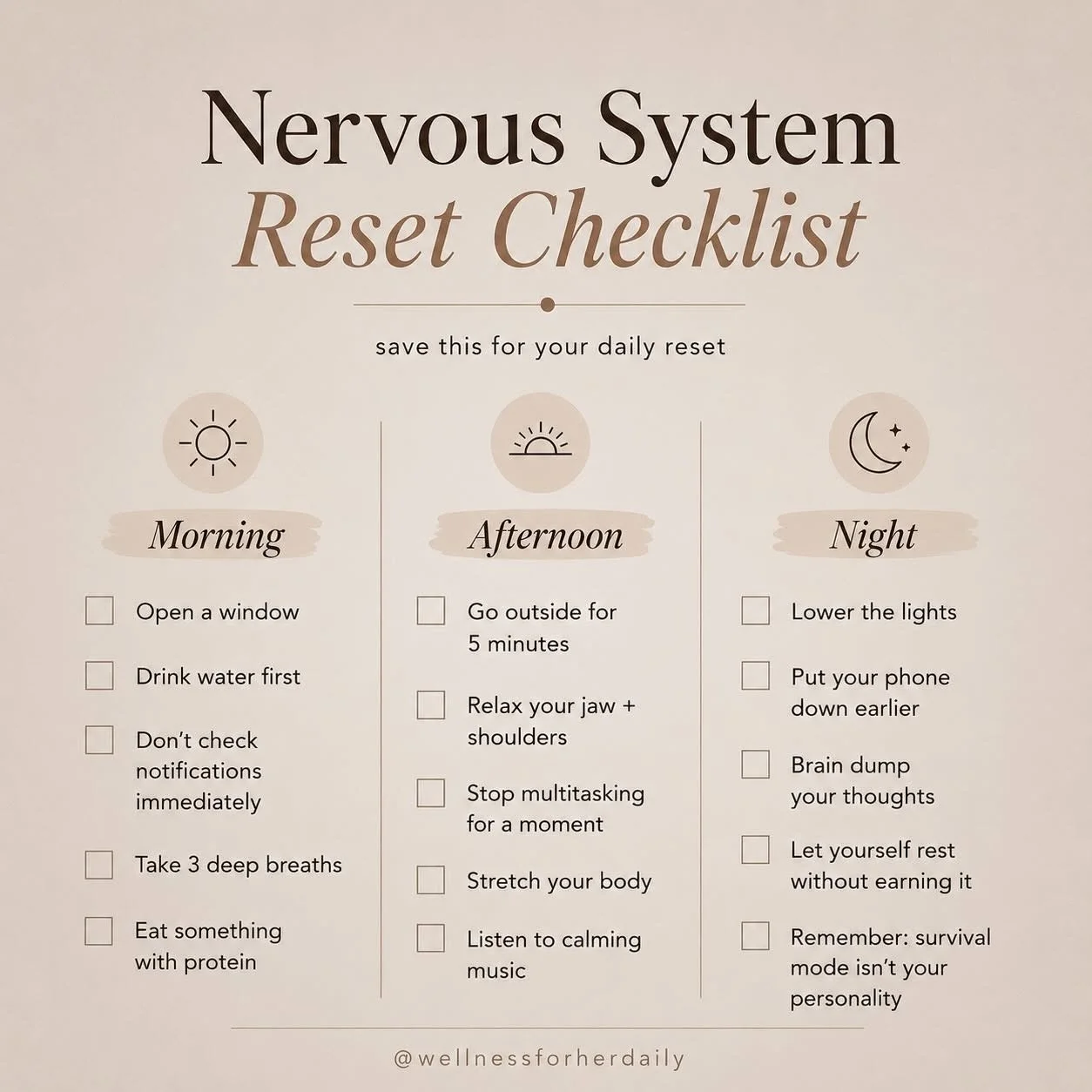 Nervous System Support: Small Daily Habits That Help You Feel Calmer