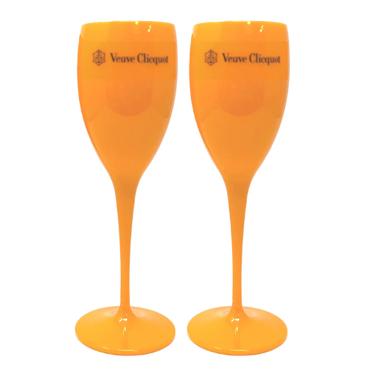Veuve Champagne Flute | Orange