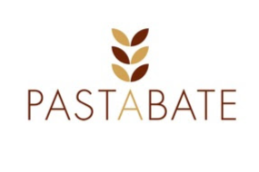 Logo avec des feuilles stylisées et le texte "PASTABATE".