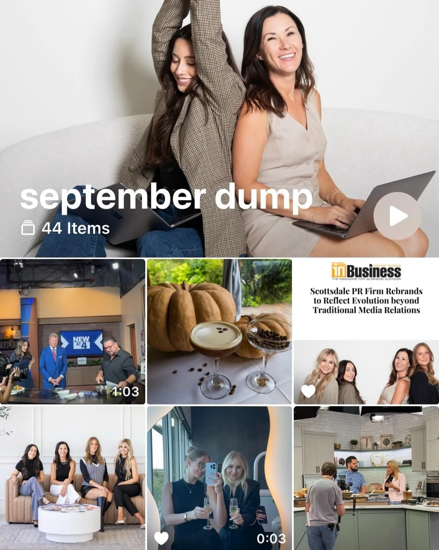 September, you were kind of a big deal. 💌 
New name. New look. Same team making headlines. 
September marked a new chapter as we officially became The Mack Agency. From media moments and major features to events, openings, celebrations and plenty ha