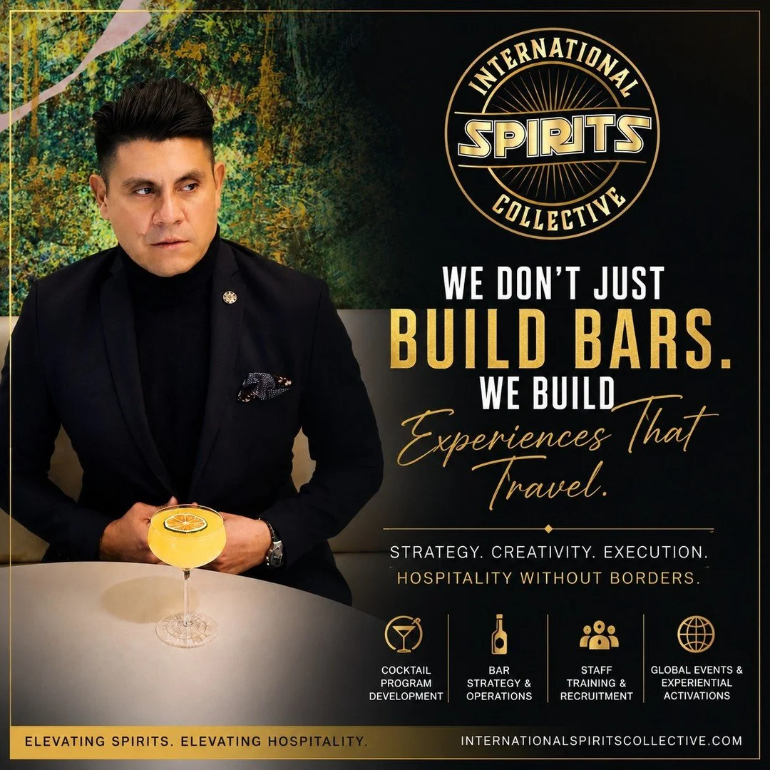 We don&rsquo;t just build bars. We build experiences that travel. 🌎🥃

From cocktail program development and bar strategy to staff training and global activations, International Spirits Collective brings strategy, creativity, and execution together 