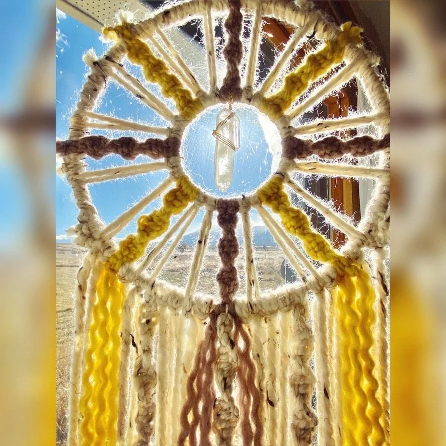 Macrame Sun-Catcher  