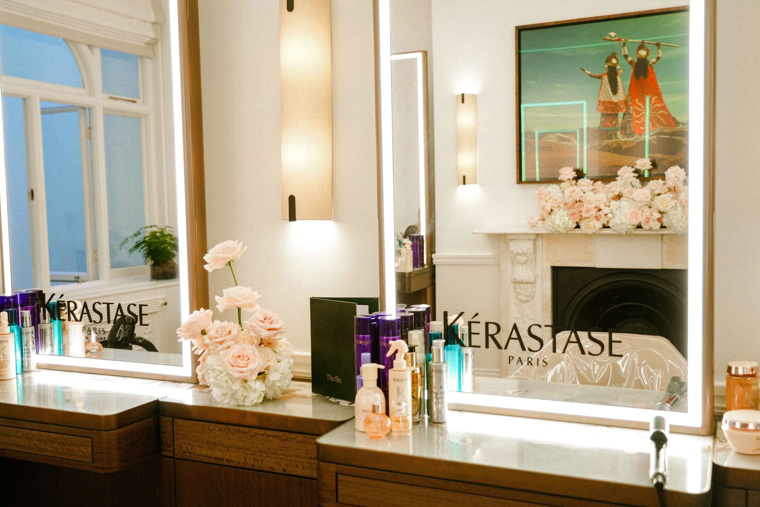 Kerastase products launch event at The Six event space in Mayfair.