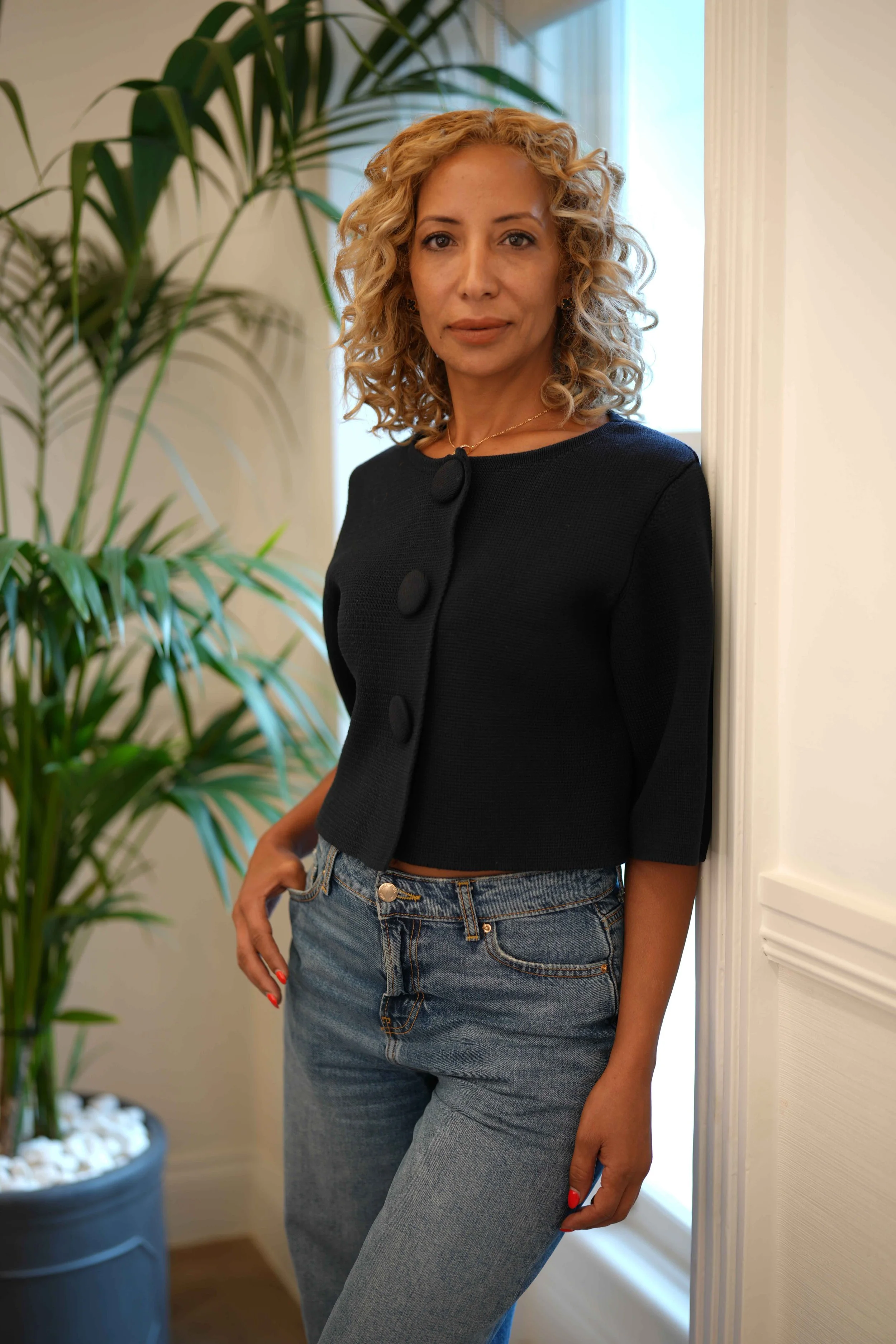 Portrait of Naima, massage and beauty therapist at The Six, Mayfair.