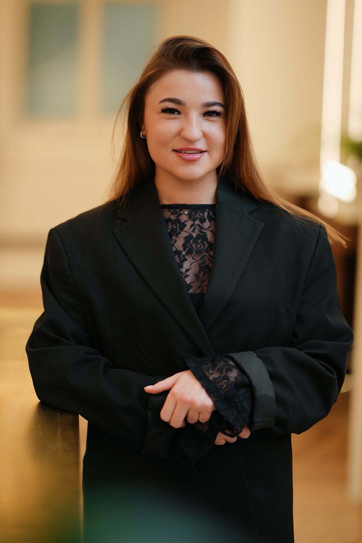 Portrait of Mihaela, manicure and pedicure expert at The Six, Mayfair.