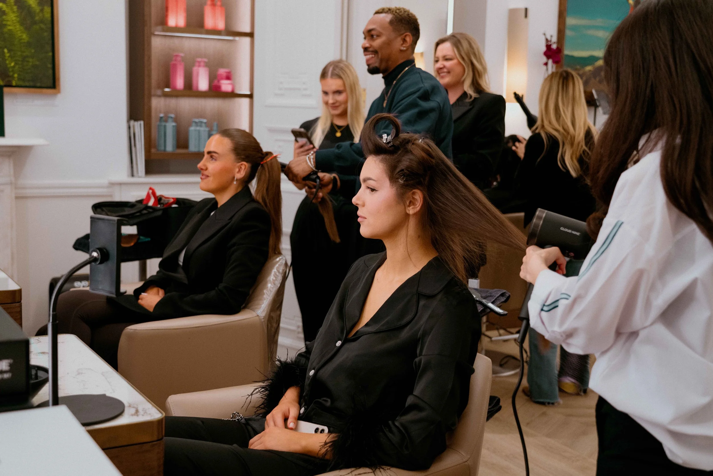 guests at a cloud nine event at The Six event space in Mayfair.