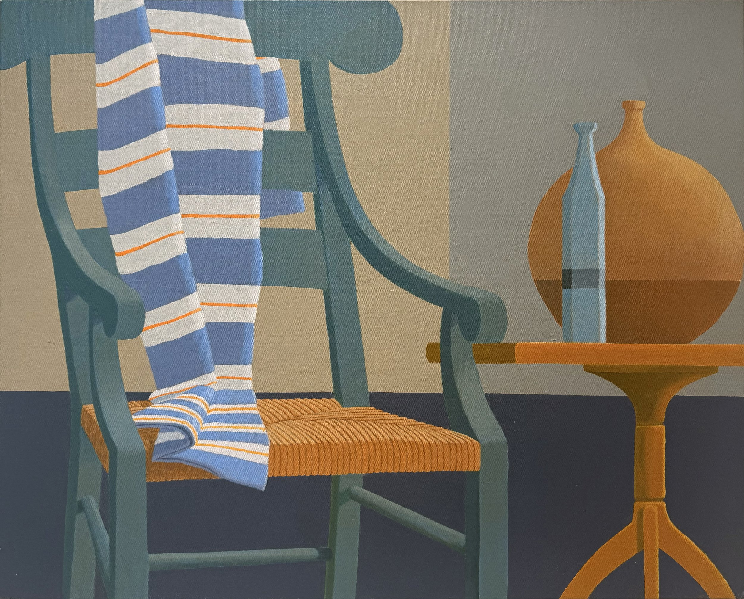 Untitled Chair 1, c.1985   ||    Acrylic on Canvas   || 24" x 30"