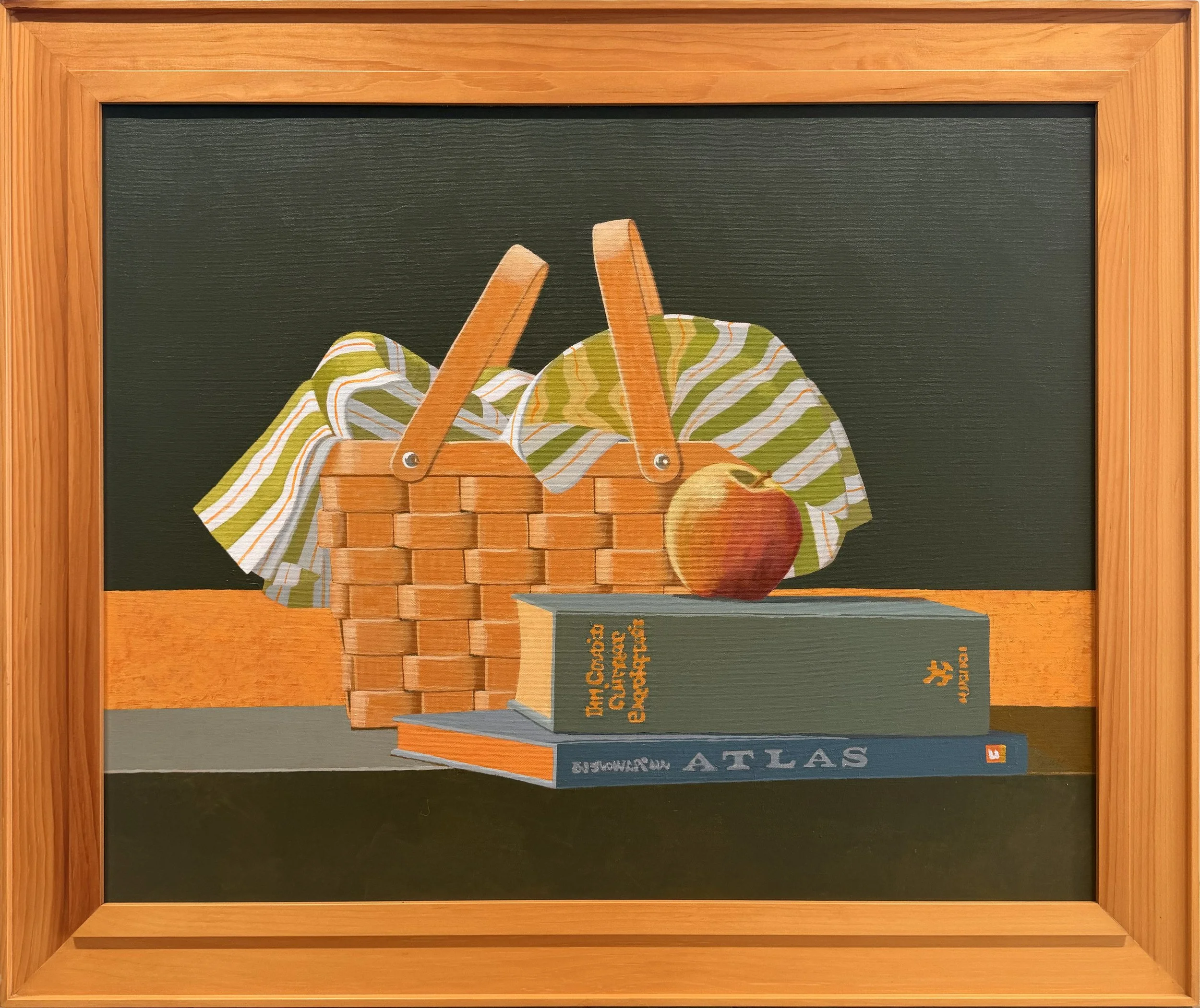 Atlas, c. 1985  ||  Acrylic on Canvas  ||  24" x 30"