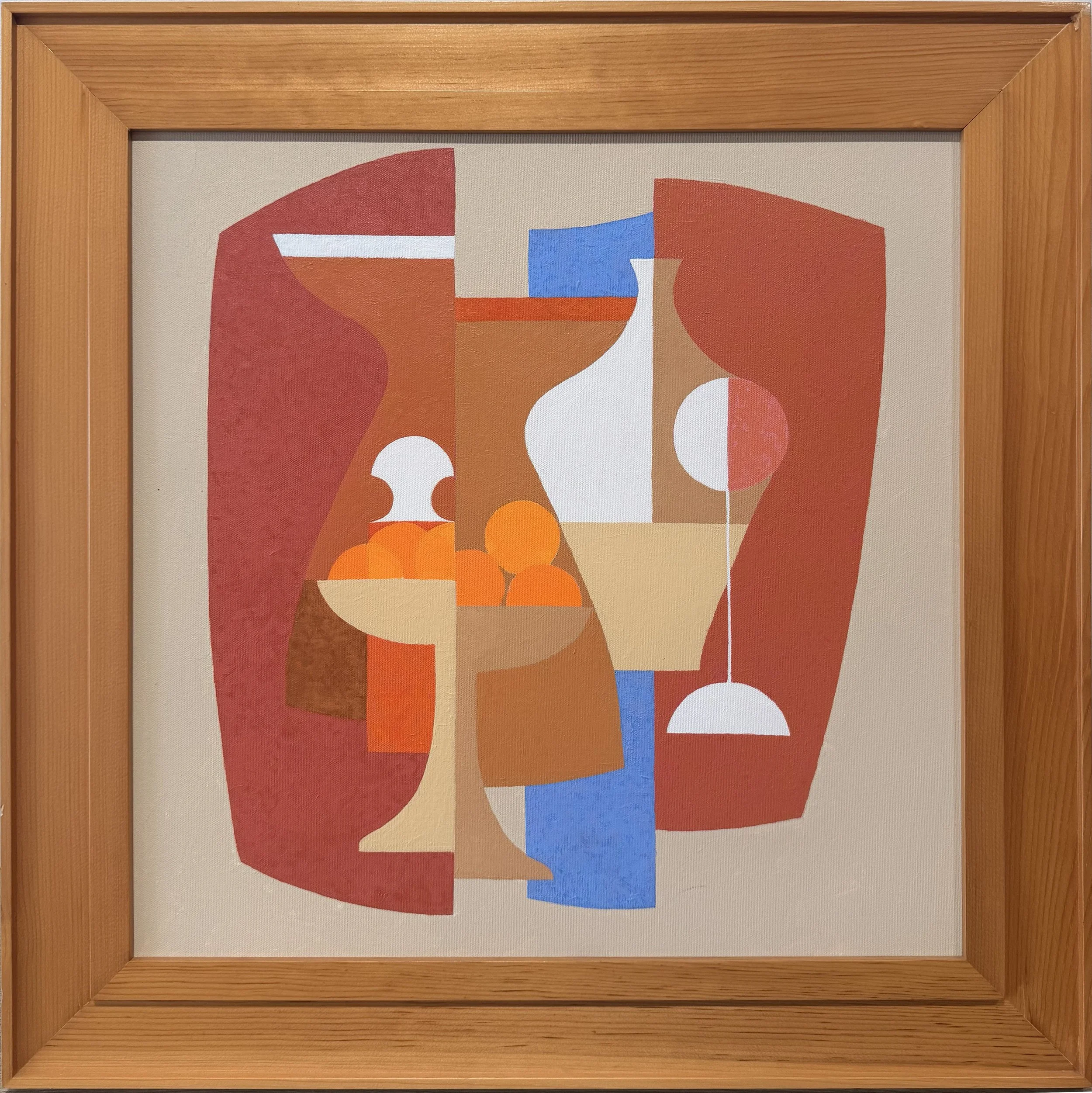 Study in Cubism I, c.2005 || Acrylic on Canvas || 20" x 20"