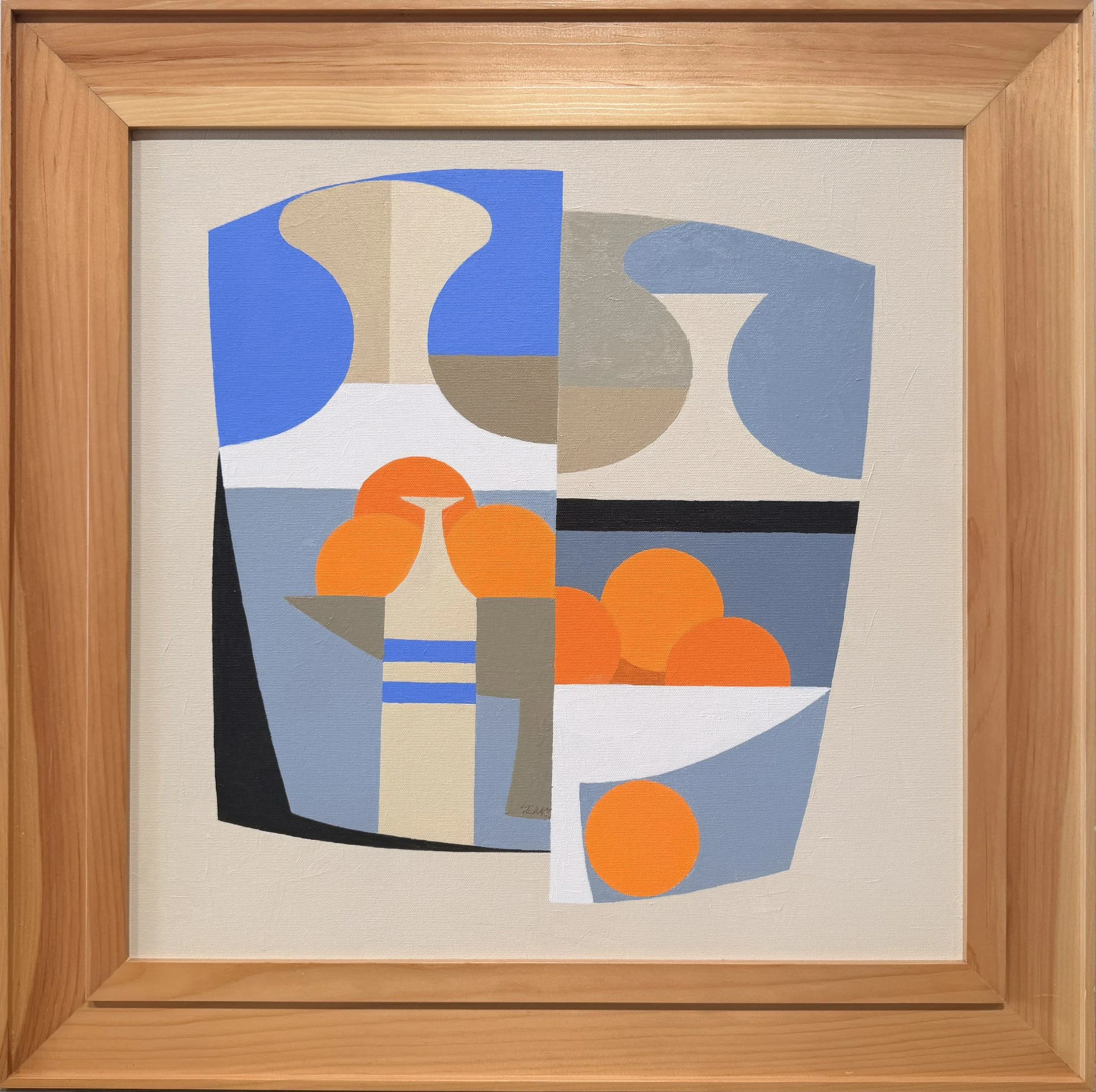 Study in Cubism III, c.2005 || Acrylic on Canvas || 20" x 20"