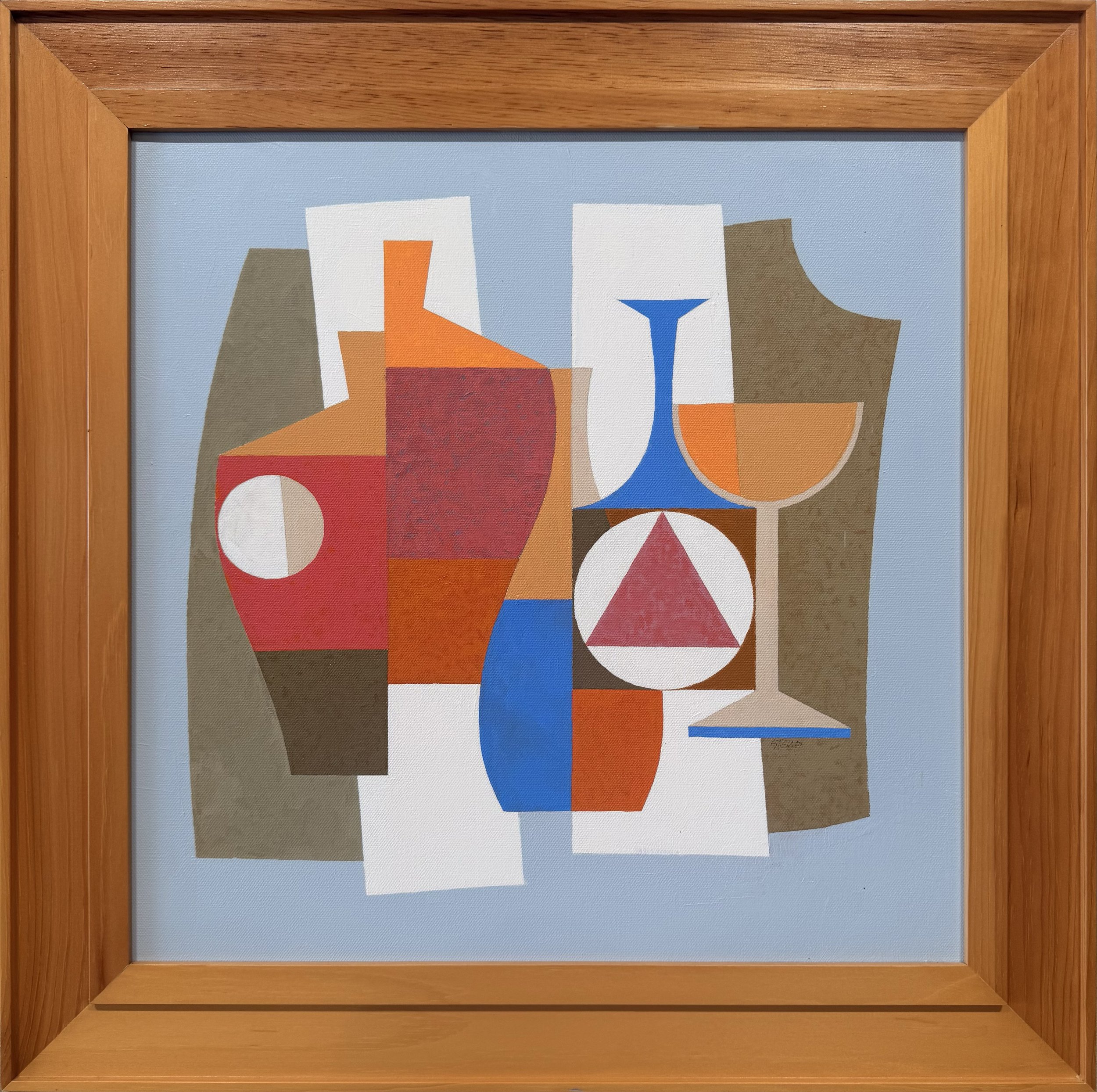 Study in Cubism II, c.2005 || Acrylic on Canvas || 20" x 20"