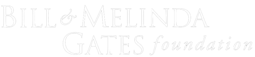 Logo of the Bill & Melinda Gates Foundation with black background and white text.