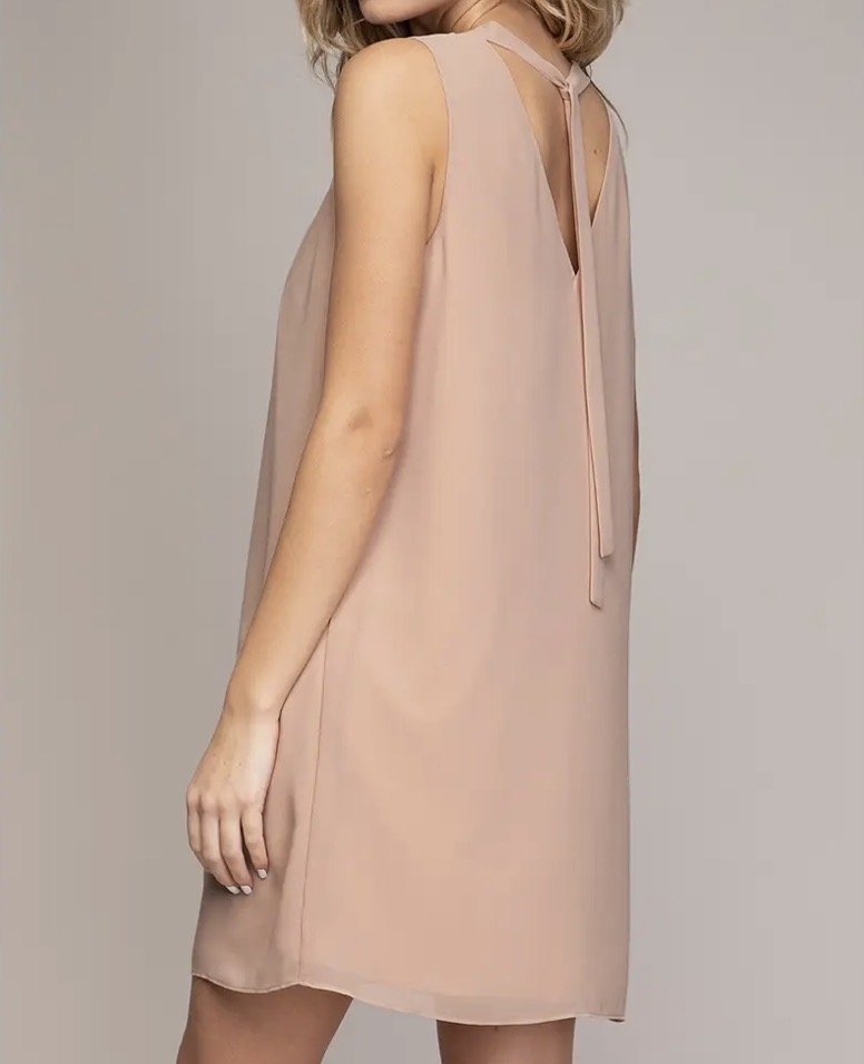 Champagne dress tie back .jpg