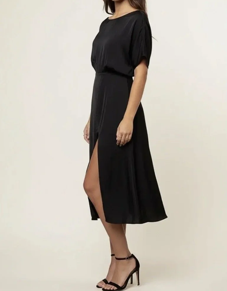 Boat neck blk dress side slit.jpg