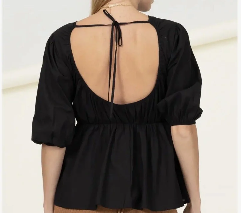 SFA Black tie top back.JPG