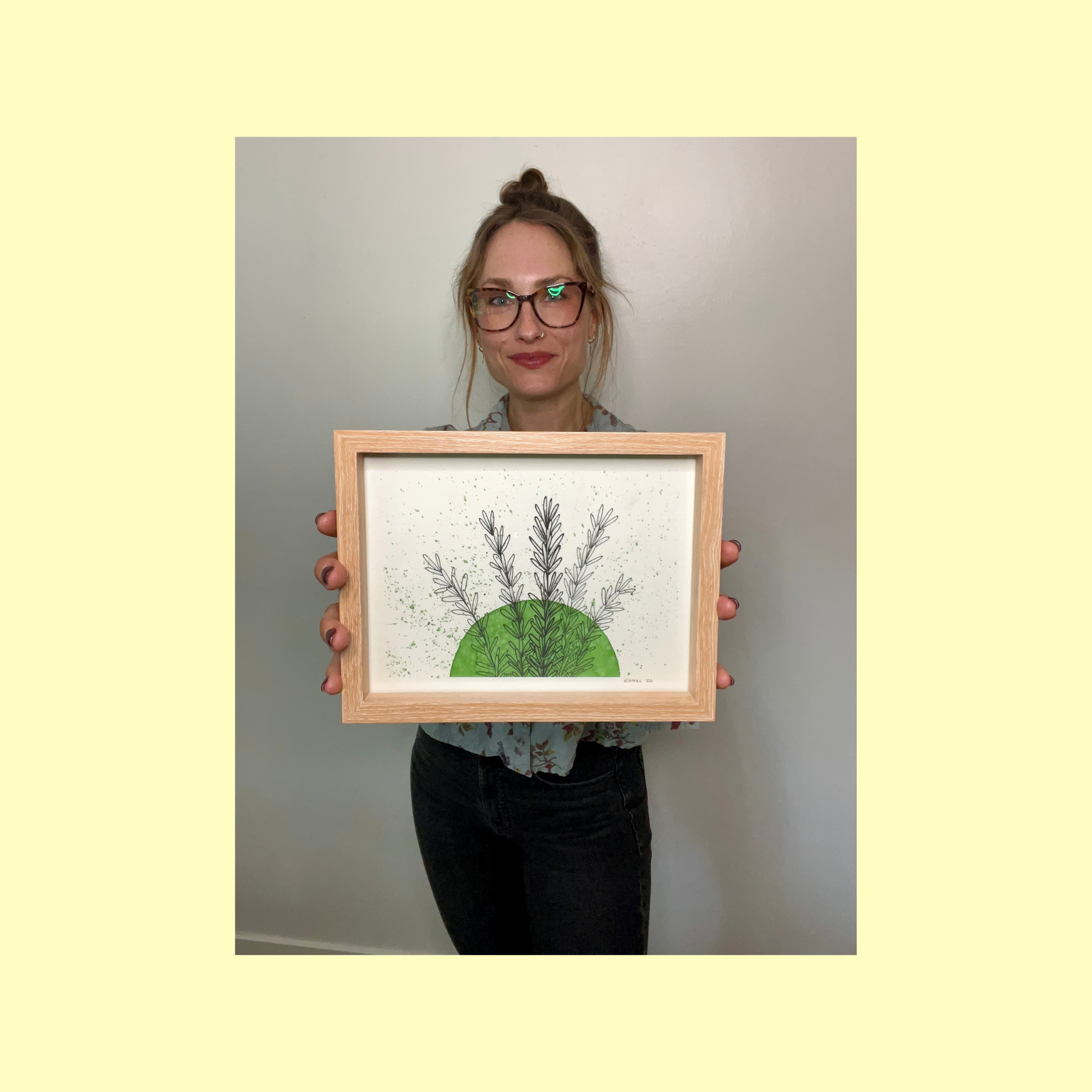 6x8" ORIGINAL Rosemary