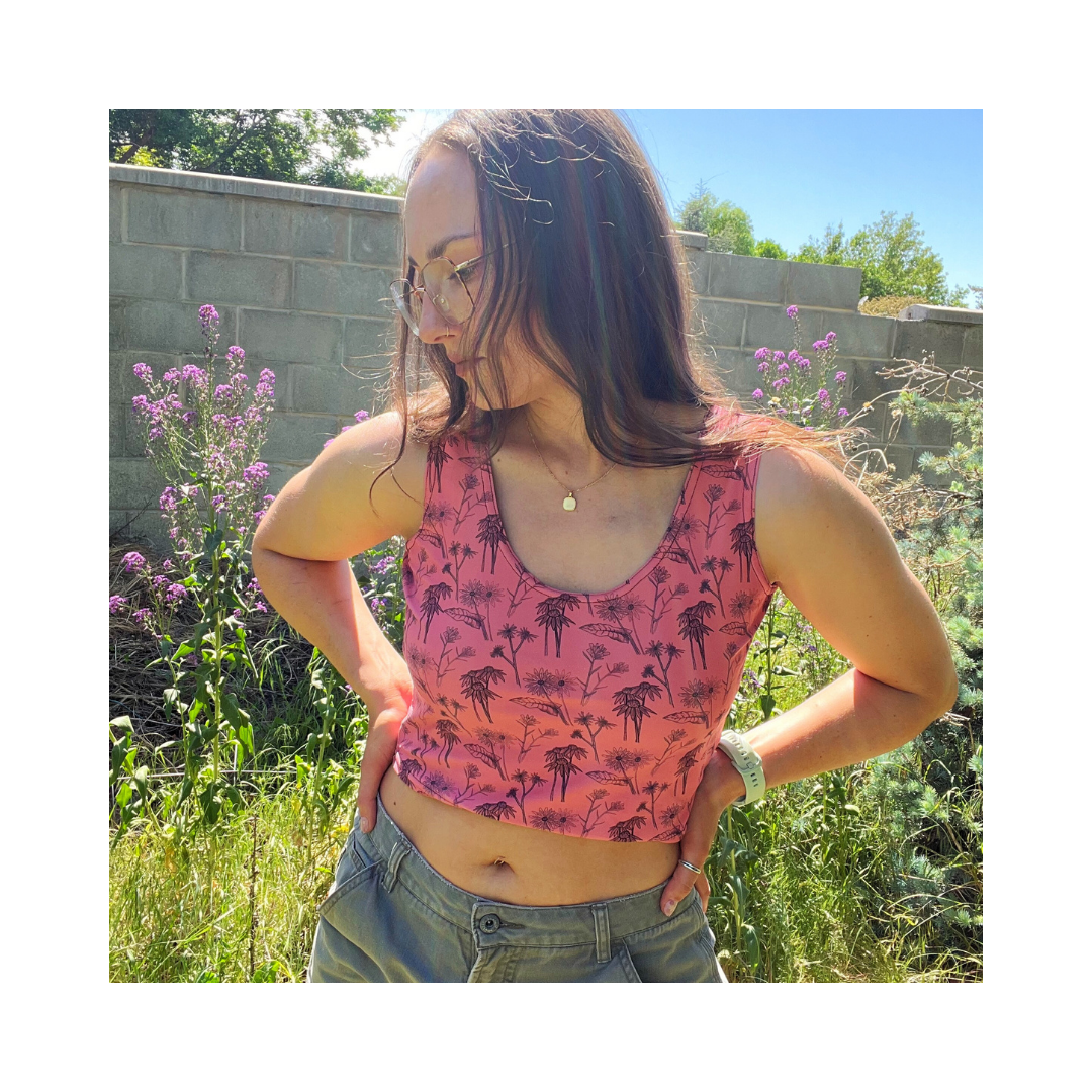 Wildflower Tank in Soft Red