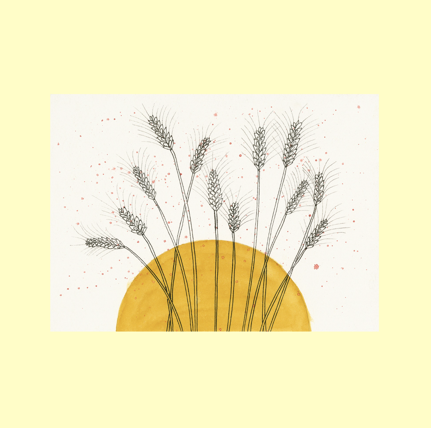 7x9" Archival Matte Wheat Print