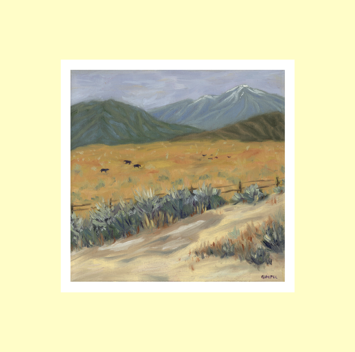 12x12" Archival Matte Plein Air Print